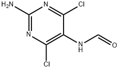 N-(2-Amino-4,6-dichloro-5-pyrimidinyl)formamide Structure