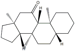 5α-Androstan-11-one Structure
