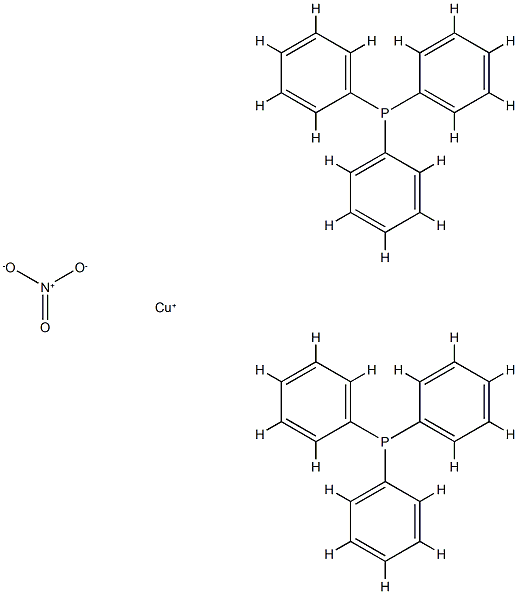 BIS(TRIPHENYLPHOSPHINE)COPPE Structure