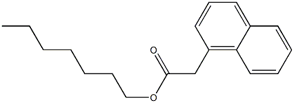 1-Naphthaleneacetic acid heptyl ester Structure