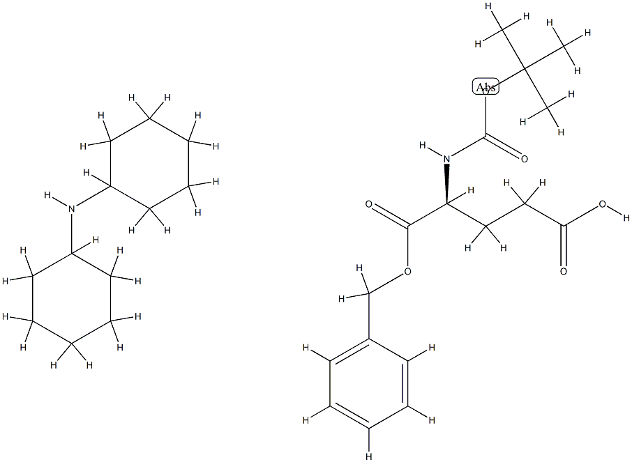 Boc-Glu-OBzlDCHA Structure