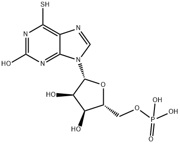 6-thioxanthine 5'-monophosphate Structure
