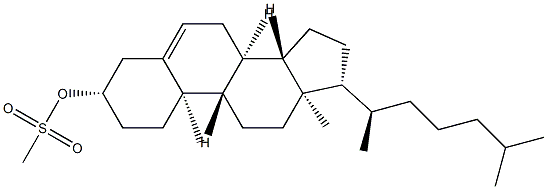 Methanesulfonic acid 3β-cholesteryl ester Structure
