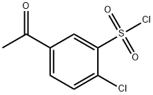 5-ACETYL-2-CHLOROBENZENE-1-SULFONYL CHLORIDE(WX191640) Structure