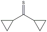 dicyclopropylmethanethione Structure