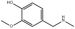 2-Methoxy-4-[(methylamino)methyl]phenol Structure