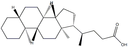 5Β-CHOLANIC ACID Structure