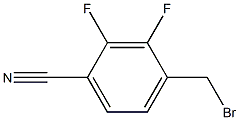 4-(bromomethyl)-2,3-difluorobenzonitrile Structure