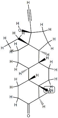 levonorgestrel-4 beta,5 beta-epoxide Structure