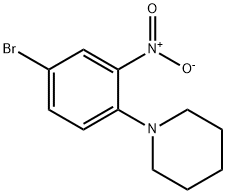 1-(4-bromo-2-nitrophenyl)piperidine Structure