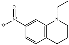 1-Ethyl-7-nitro-1,2,3,4-tetrahydroquinoline Structure
