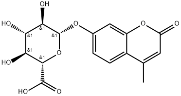 4-Methylumbelliferyl-beta-D-glucuronide Structure