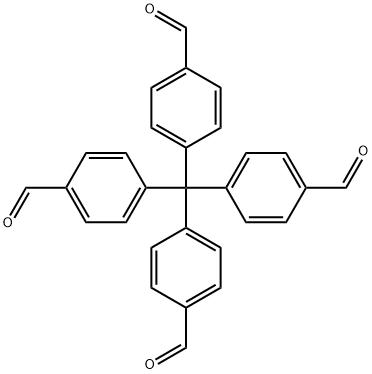 4-[tris(4-formylphenyl)methyl]benzaldehyde Structure