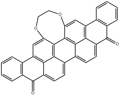 17,18-dihydrodinaphtho[1',2',3':3,4;3'',2'',1'':9,10]perylo[1,12-efg][1,4]dioxocin-5,10-dione  Structure