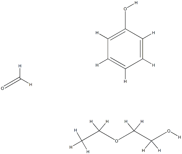 Formaldehyde, polymer with 2-ethoxyethanol and phenol Structure