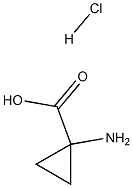 1-Aminocyclopropane-1-carboxylic acid hydrochloride Structure
