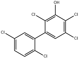 3-OH-2,24',5,5Pentachlorobiphenyl Structure