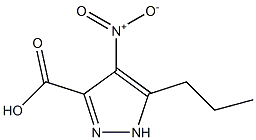 4-nitro-5-propyl-1H-pyrazole-3-carboxylic acid Structure