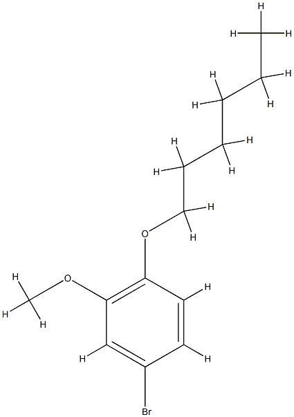 4-bromo-1-hexoxy-2-methoxybenzene Structure