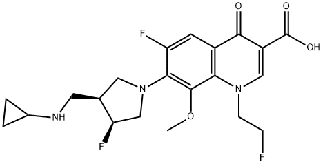 Lascufloxacin Structure