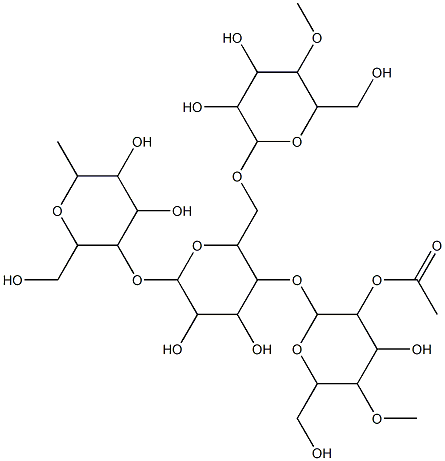 STARCH ACETATE Structure