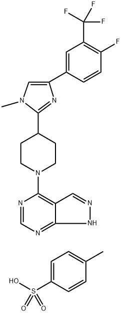 LY-2584702 (tosylate salt) Structure