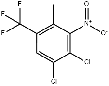 3,4-Dichloro-2-nitro-6-(trifluoromethyl)toluene Structure