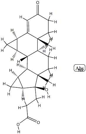 Drospirenone acid sodium salt Structure