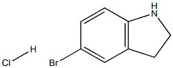 5-BroMo-2,3-dihydro-1H-indolehydrochloride Structure