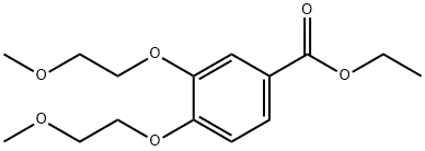 Ethyl 3,4-bis(2-methoxyethoxy)benzoate Structure