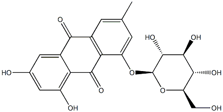 Emodin 8-glucoside Structure