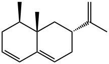 (1R)-1,2,6,7,8,8a-Hexahydro-1,8aα-dimethyl-7β-(1-methylethenyl)naphthalene Structure