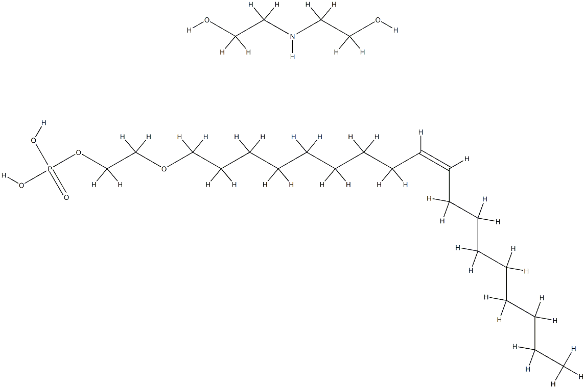 DEA-OLETH-3 PHOSPHATE Structure