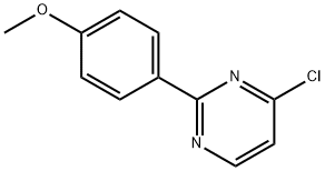 4-CHLORO-2-(4-METHOXYPHENYL)PYRIMIDINE Structure