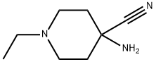 4-Piperidinecarbonitrile,4-amino-1-ethyl-(9CI) Structure