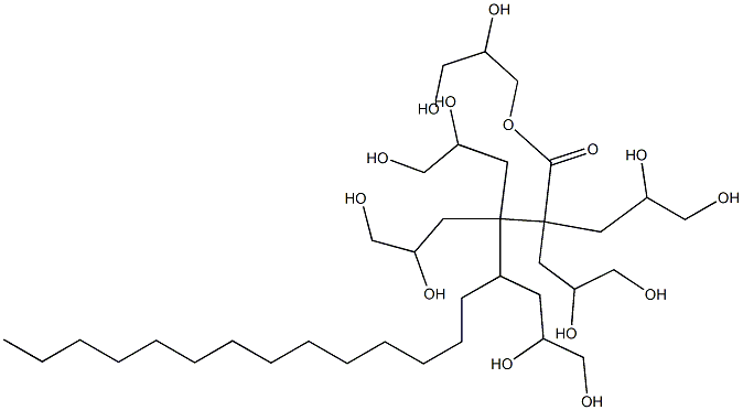 POLYGLYCERYL-6 STEARATE Structure