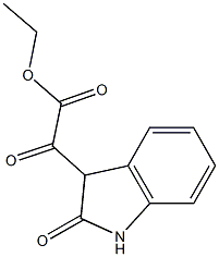 ETHYL OXO(2-OXO-2,3-DIHYDRO-1H-INDOL-3-YL)ACETATE Structure