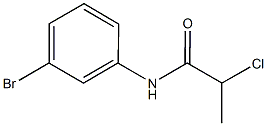 N-(3-BROMOPHENYL)-2-CHLOROPROPANAMIDE Structure