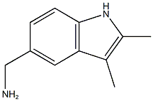 (2,3-dimethyl-1H-indol-5-yl)methylamine Structure