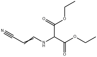 2-(2-Cyano-vinylaMino)-Malonicaciddiethylester Structure