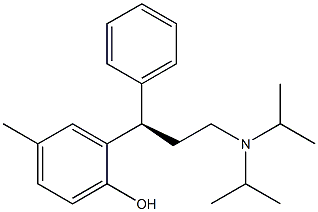 Tolterodine EP Impurity C HCl Structure