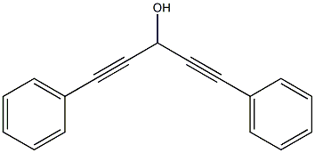 1,5-diphenylpenta-1,4-diyn-3-ol Structure