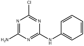 6-chloro-N2-phenyl-1,3,5-triazine-2,4-diamine Structure