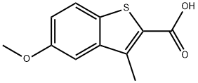 5-methoxy-3-methyl-1-benzothiophene-2-carboxylic acid Structure