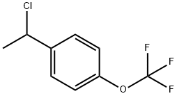 1-(1-chloroethyl)-4-(trifluoromethoxy)benzene Structure