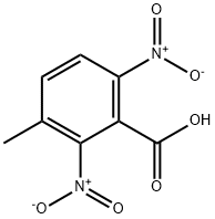 Benzoic acid, 3-methyl-2,6-dinitro- Structure
