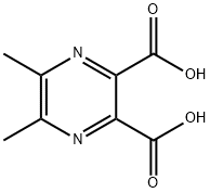 2,3-Pyrazinedicarboxylic acid, 5,6-dimethyl- Structure