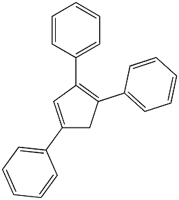(3,4-diphenylcyclopenta-1,3-dien-1-yl)benzene Structure