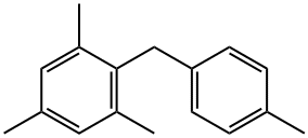 Benzene, 1,3,5-trimethyl-2-[(4-methylphenyl)methyl]- Structure