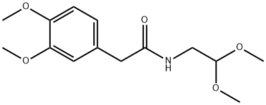 N-(2,2-dimethoxy-ethyl)-3,4-dimethoxyphenylacetamide Structure